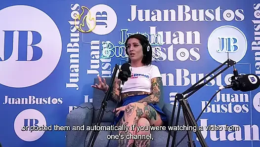 Blaze Rager juan bustos podcast'inde büyük yarakla sert anal seks seviyor