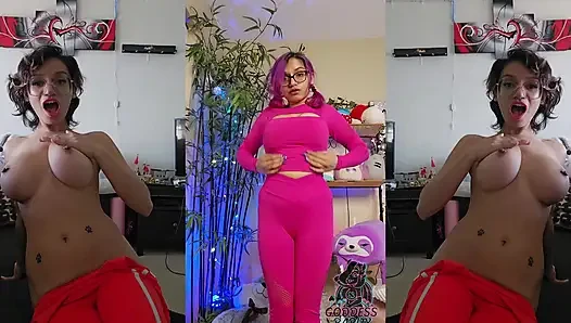 Goddess Rarity strips and tries on new clothes compilation