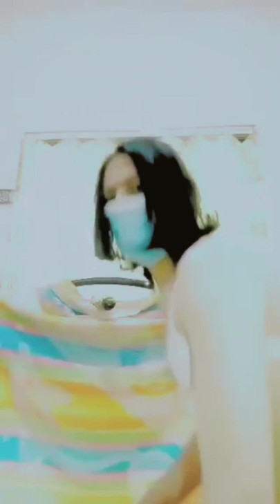 Spectacular moment from "Tala Hejazi enjoy her self pee drink with dildo"