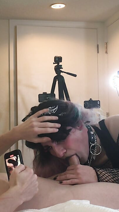 Goth Sissy Jade Madison Deepthroating Dick - Compilation 2