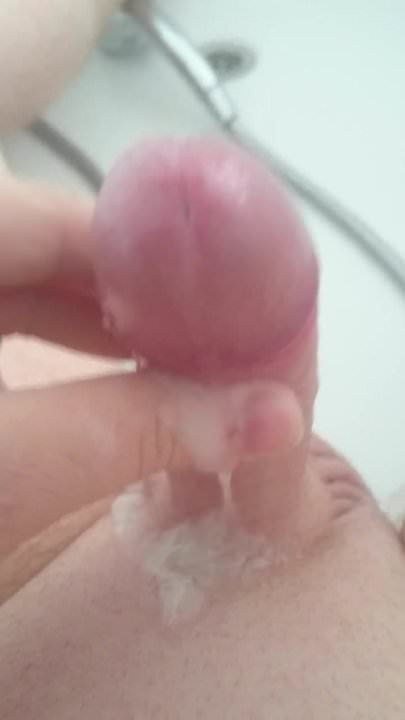 In der Wanne abgespritzt