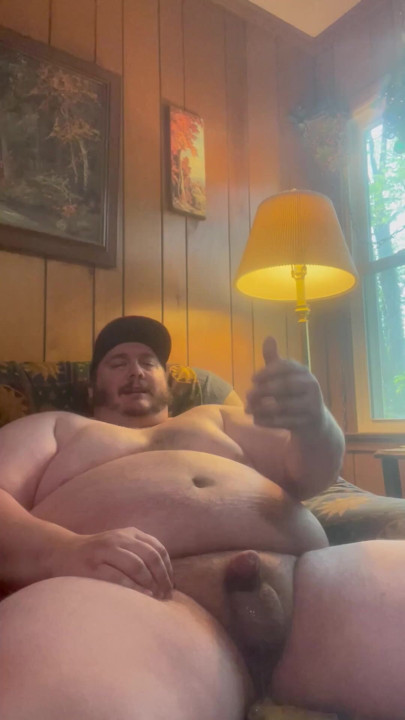 Humongous Burly Chub Bear Flexes and Bursts While Still Soft | Clip 1
