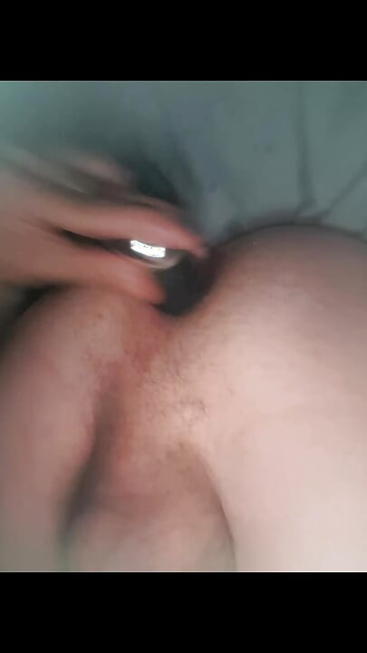 Using my vibrator in bed before I went to sleep... (it was after filming my bathroom extreme anal dildo shoot) x