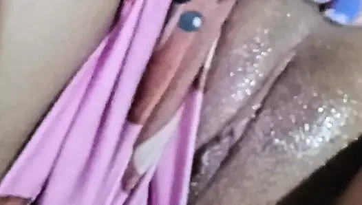 Indian girl shows her vagina and her ass open