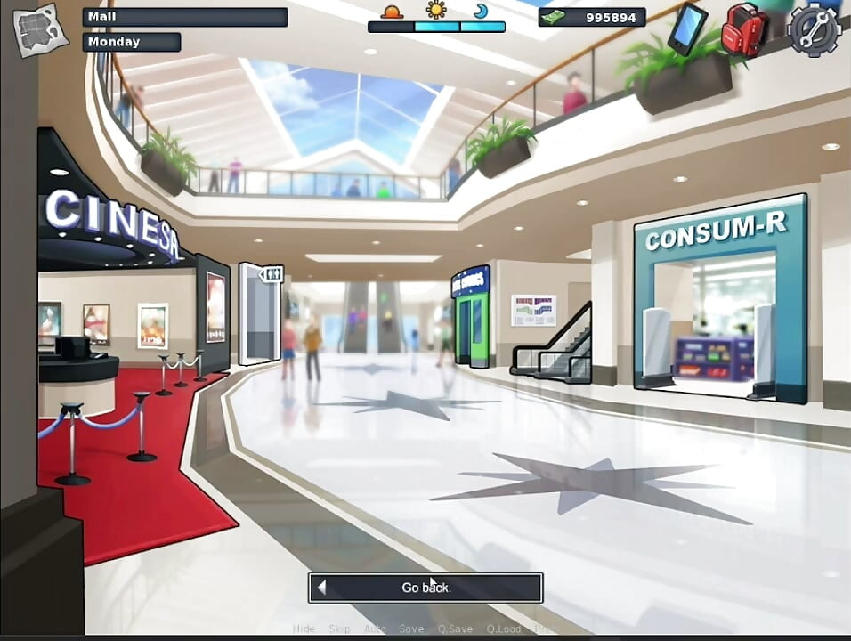 Receptionist got fucked by young boy in summertime saga roleplay
