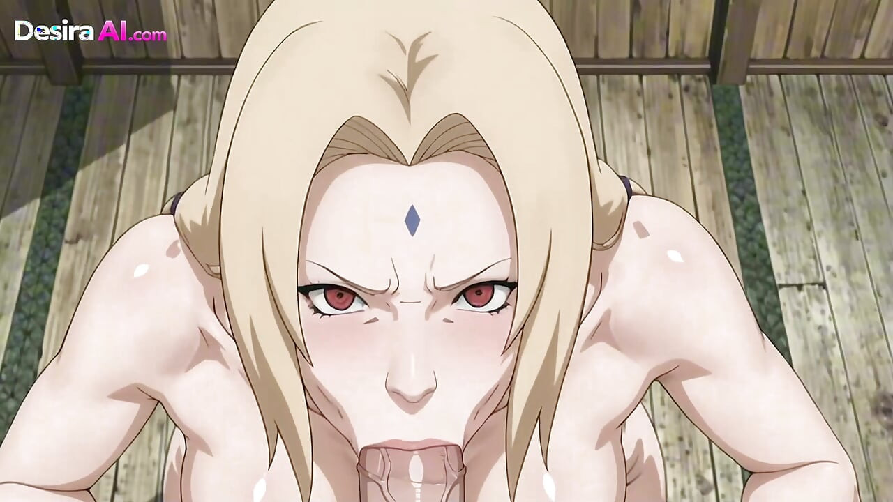 MILF Tsunade takes hard hammering cumshot explodes over facial and tits AI Generated