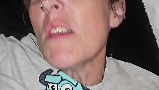 Spur of moment late night fuck and creampie finish insode her gaping cunt