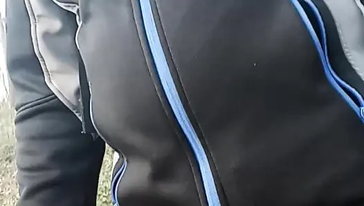 Fat Willi walks in the forest.