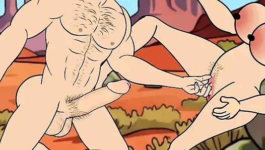 Pinky and Baban's desert me sex video. Big cock and big boobs Cartoon Sex Videos