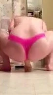 ex riding her toy