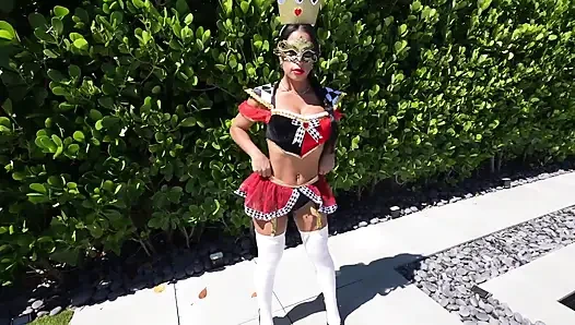 Queen of Hearts Misslexa Amının Içine Boşalıyor