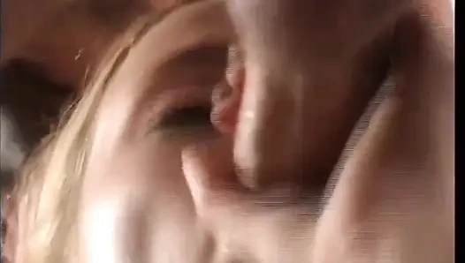 Blonde Teen with Tight Pussy Fucked and Cumshot in Mouth by a Big Cock
