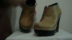 Cum in New Girl Friend Camel Ankle Boot