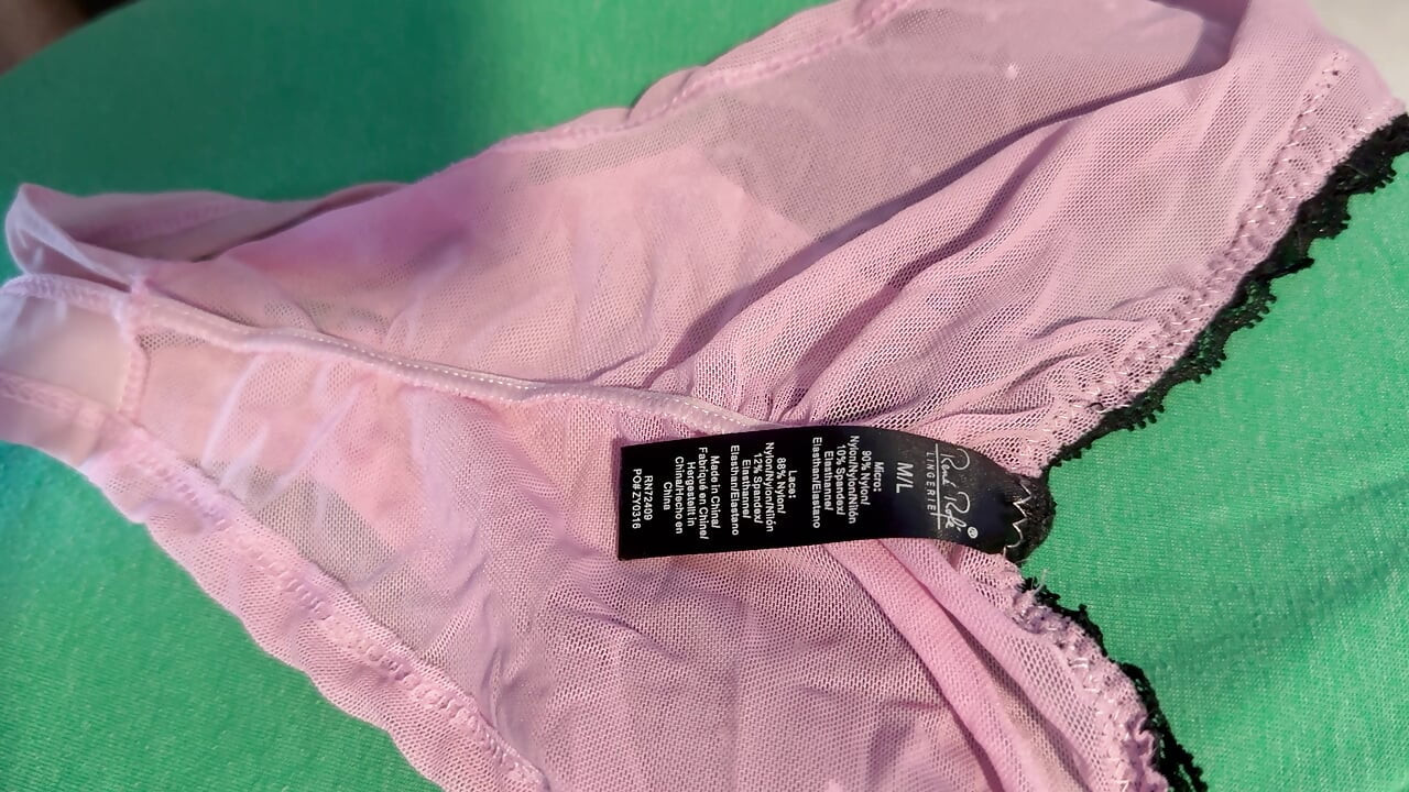 Cum on wife’s panties 47