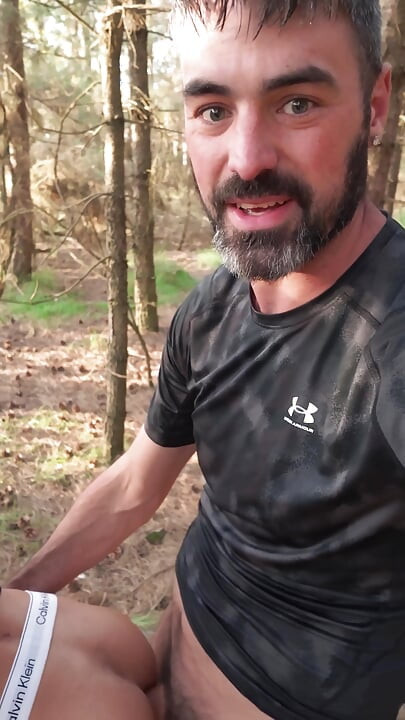 The Tall Brit Fucks Twink Luca in the Woods