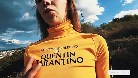 Halka açık sakso ve ağıza boşalma sürtük fitness modeli