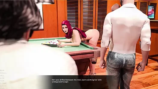 Esra in Istanbul 8 Esra spielt pool und es wird sehr heiß