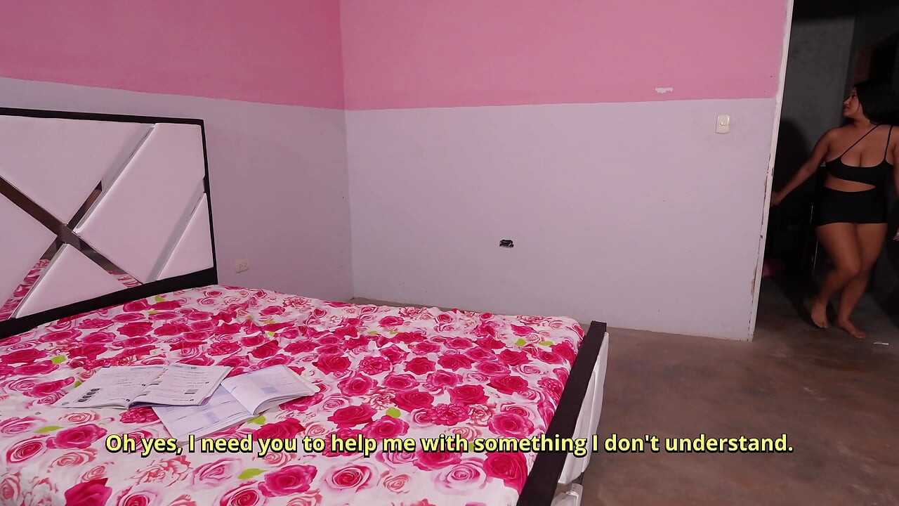 Stieftochter Bellattrix Bittet Stiefvater Um Hausaufgaben-hilfe - Endet Mit Tabu, Creampie-fick