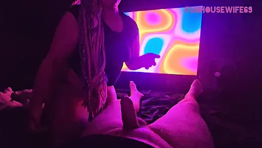 Sucking him off then ride reverse cowgirl till he fucks my face