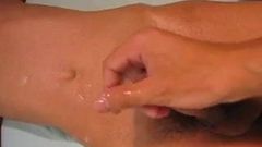 Masturbación con la mano con loción