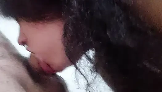 EXTREME CLOSE UP, THESE LIPS GO ALL THE WAY TO THE BOTTOM OF THE HARD COCK