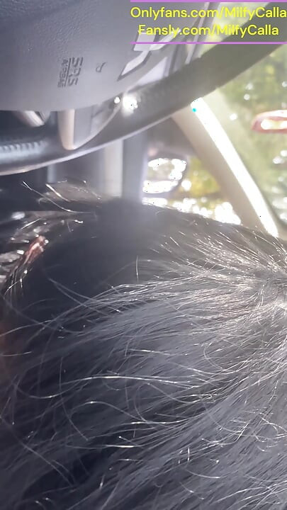 Blowjob for My Coworker in His Car - Public Parking Fun
