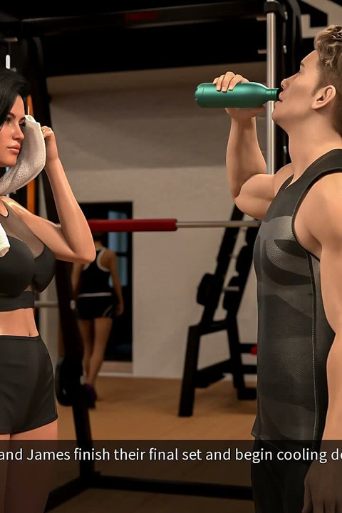 Whispers of Desire: the Training Session for the Hot Wife in the Gym - Episode 42