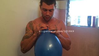 Balloon fetish - Lou Bong bóng video 1