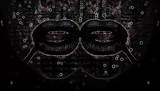 ASMR и завораживающий липноз! Дама в черном, инструкция по дрочке