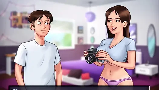 Summertime Saga - Jenny asked me to help her take nudes