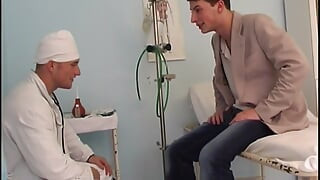 Young doctor fucks his gay patient after a nice blowjob