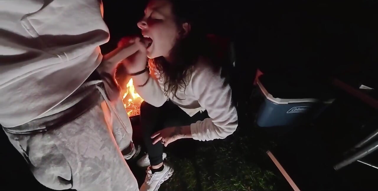 Wife Bent Over and Used Outside at Camp Trying to Get Caught