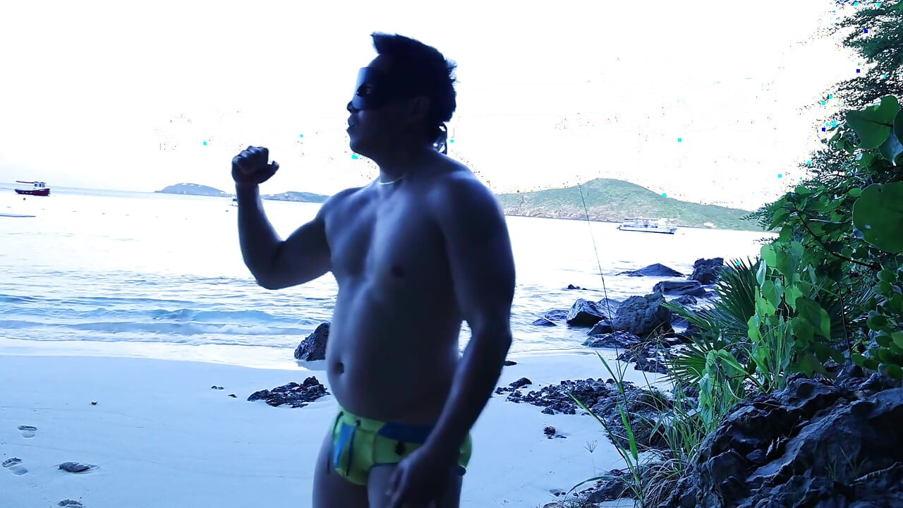 Morning Waves & Muscle Craves: Oceanfront Strip Tease