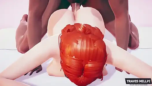 MILF-stiefmutter kämpft mit schwanz mit ihrem dicken arsch bis zum abspritzen