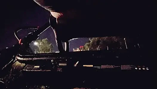 Pissing in public on my scooter
