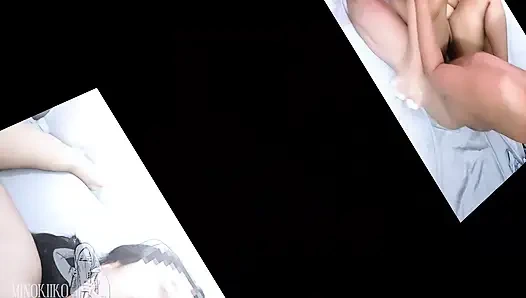 Asian Wife Cheated With Her Neighbor and Got Cum Shower - Minokiiko