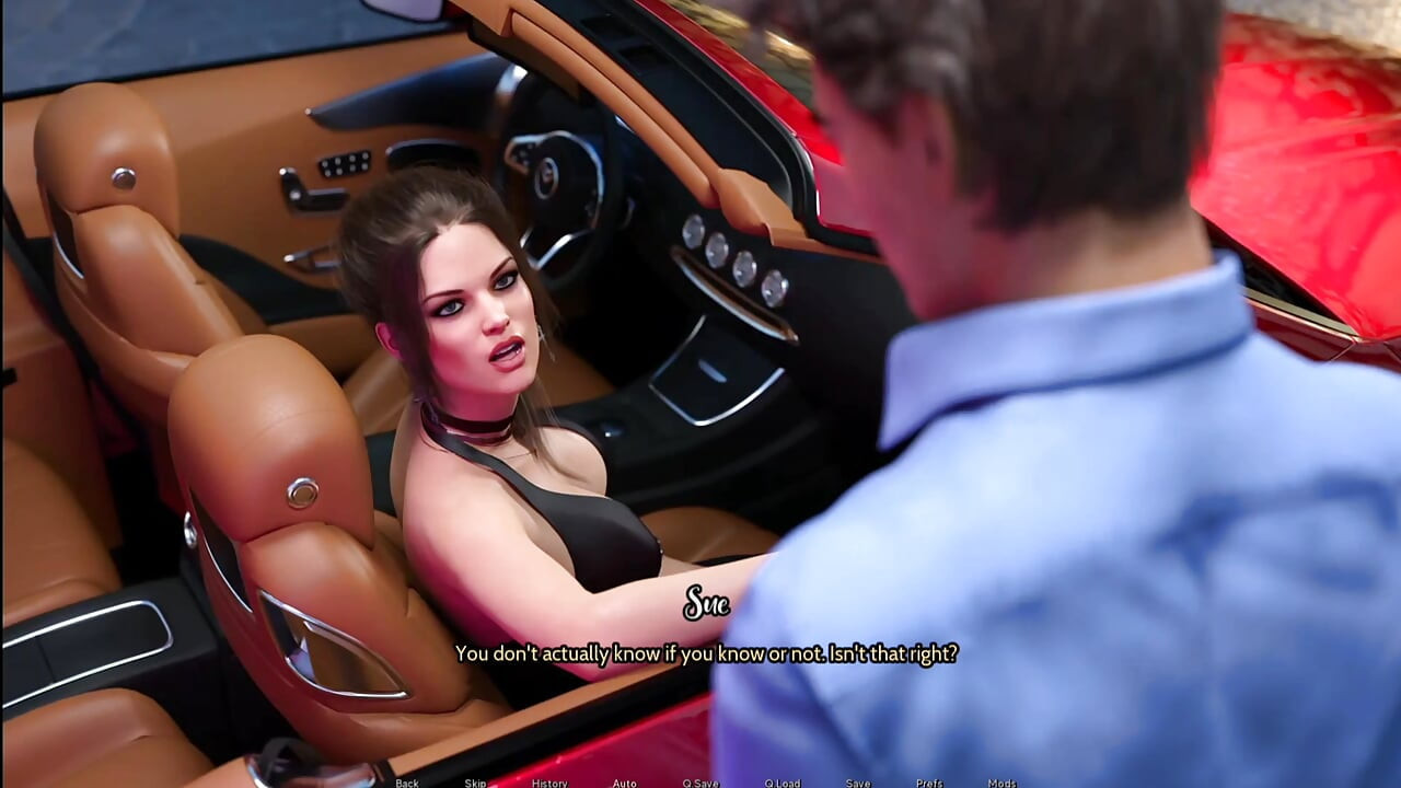 Chica caliente follada por un chico en su propio auto