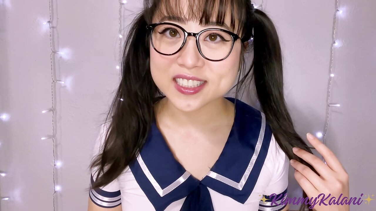 Bliv ikke fanget! Risikabelt sjov med den søde asiatiske skolepige -ASMR HJ