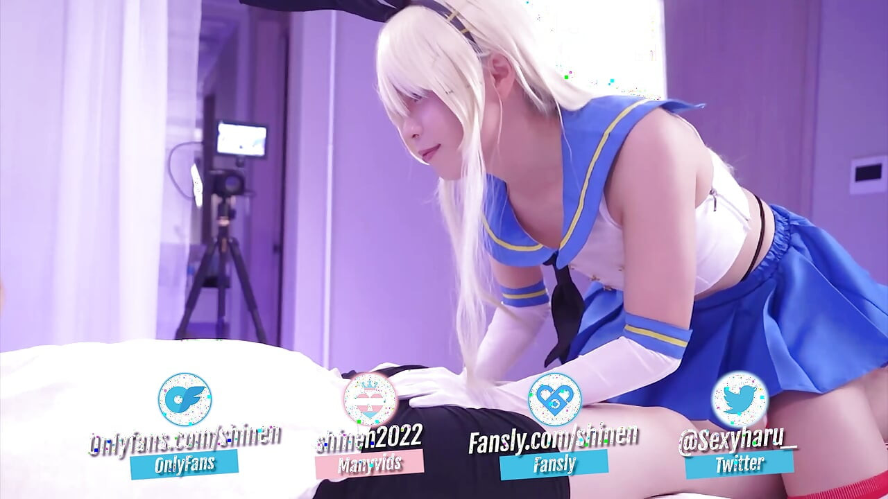Kancolle Shimakaze Cosplay Fuck, Blowjob Cowgirl, Asian Femboy 7
