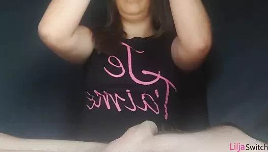 Elastic Rings Cock and Balls Handjob