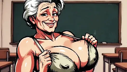 Naughty Cleavage Teachers Tease