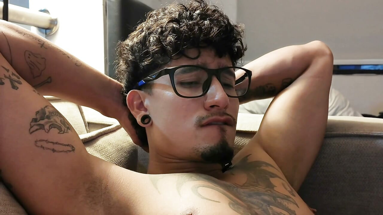 My barber's straight brother makes me suck cock for the first time