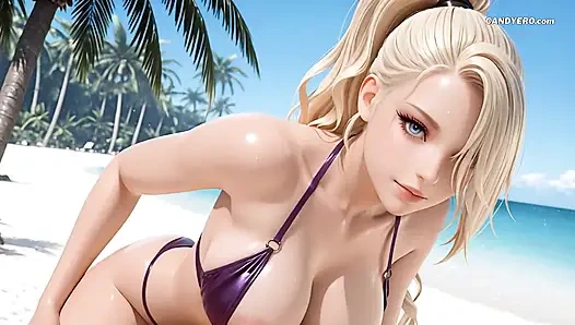 Sommerferien mit Ino Yamanaka (AI generiert)