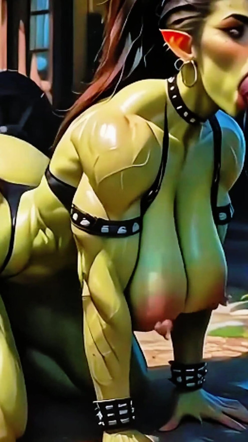 Thick Female Orc Worships HUGE Orc Cock - Hardcore Anal Pound PMV (4K AI Animated) | Clip 1