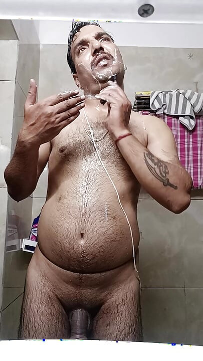 indian desi man enjoy sex and shower with police