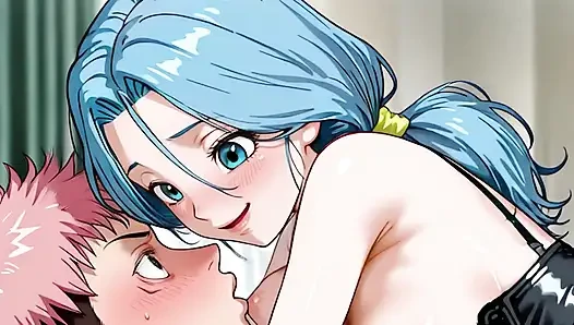 Itadori (JJK) x Bulma - Future (DB)
