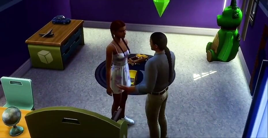 Його погляд потемнів, і вона помітила Sims 4