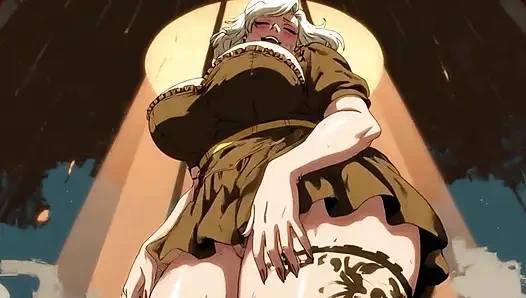 Ai мультфильм, клипы с танцующей женщиной-толстушкой