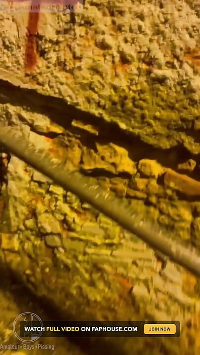 Amateur Boy Catches His Friend Pissing in the Street and Touches His Cock