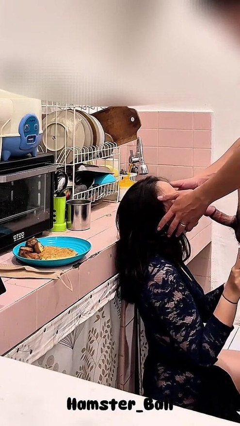 Almost Caught, Cheating Maid While Cooking In The Kitchen | Clip 3
